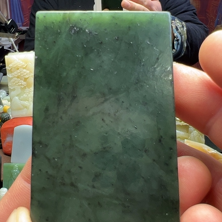 定制和田玉未镶嵌可以双面雕刻定做图案八大守护12生肖