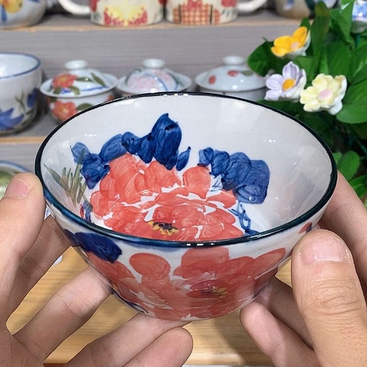 禾泥陶器手工制作陶瓷花摆件10朵