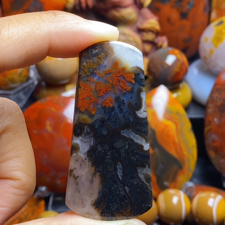 玛瑙/玉髓吊坠(不含链)未镶嵌