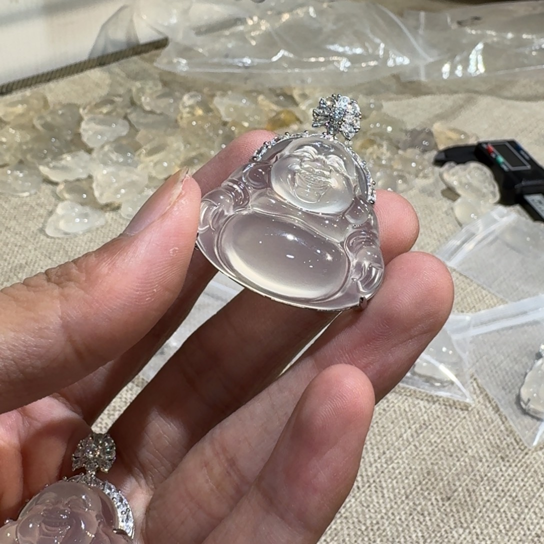 枫****玛瑙/玉髓银S925镶嵌颈饰03