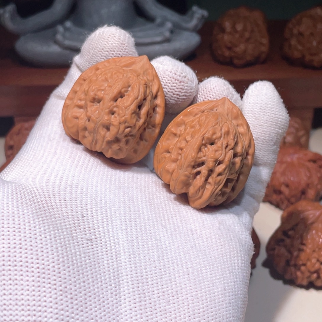 文玩核桃把件赤龙鸡心.32.35.36,1237