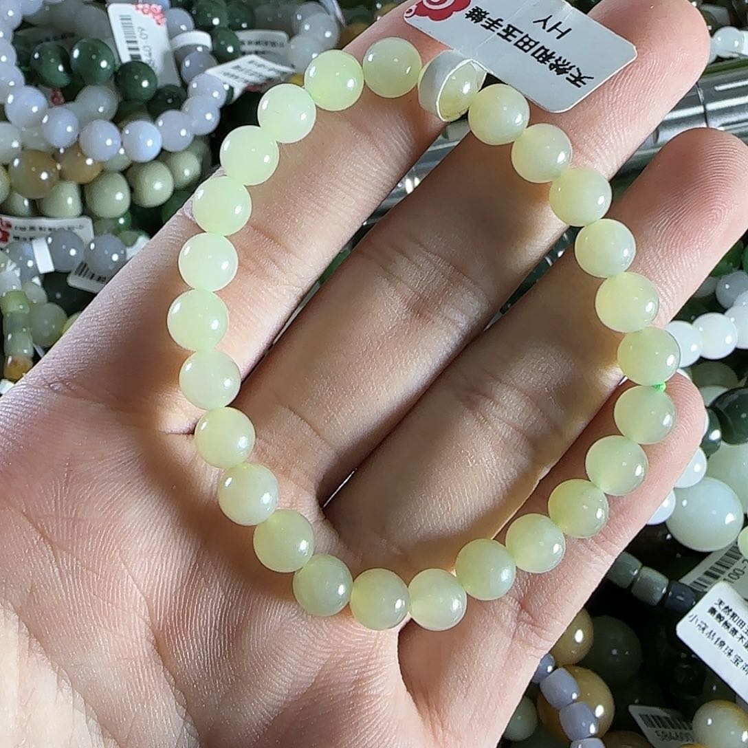 和田玉手链未镶嵌209