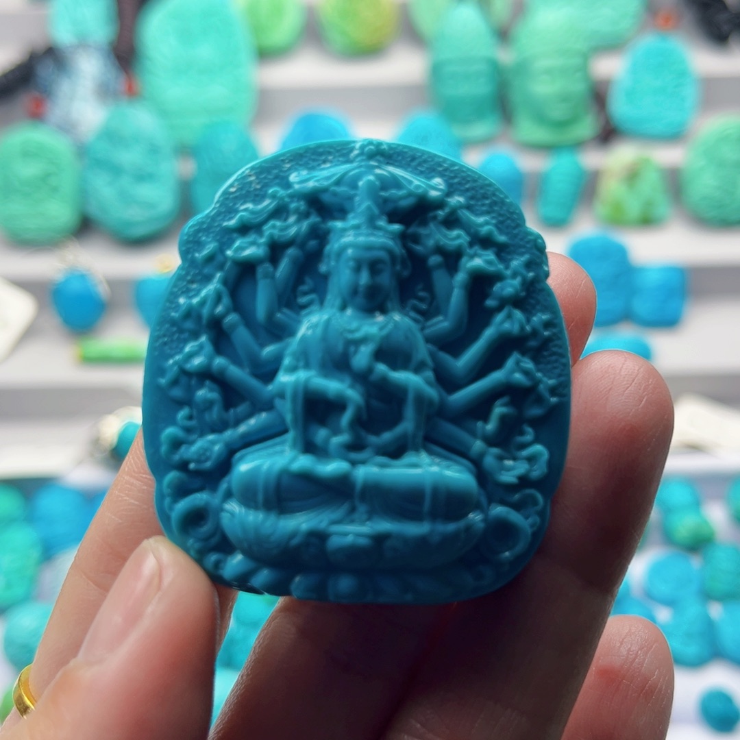 绿松石挂件未镶嵌