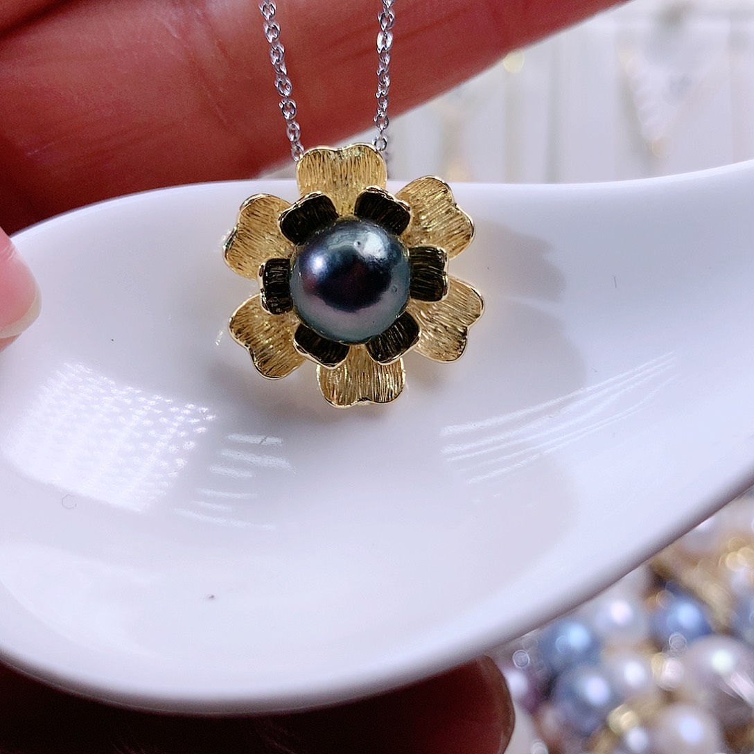 海水珍珠吊坠(赠链)银S925镶嵌