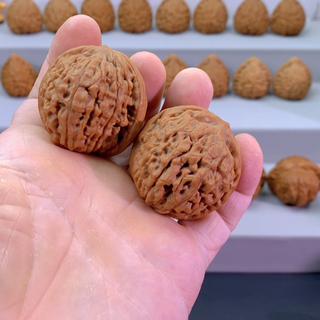 文玩核桃把件40全品莲花