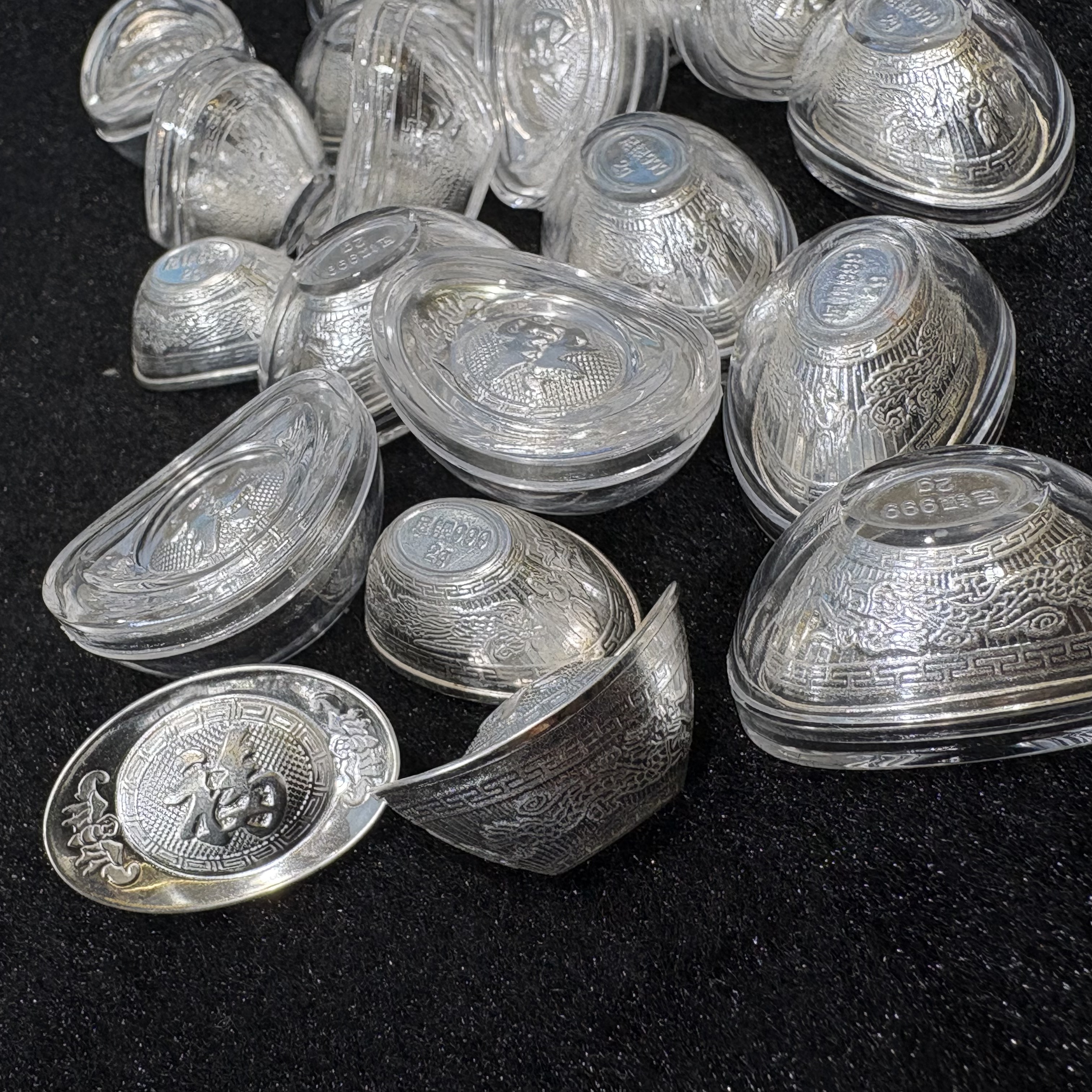 足银银制品 足银元宝【小北质检】ZJH147Z400多样性发一