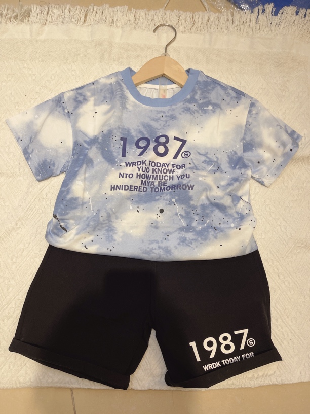 童装夏款休闲运动套装