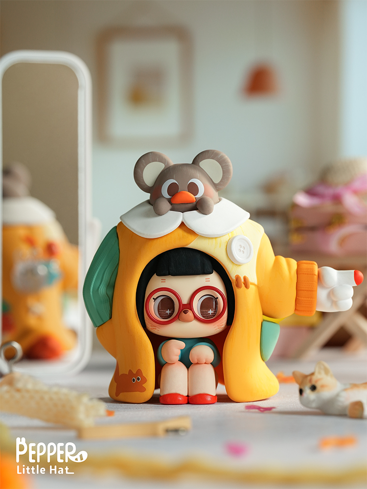 贝贝【拆盒】Pepper小佩卜·奇思妙想小帽子系列摆件 潮玩盲盒代拆