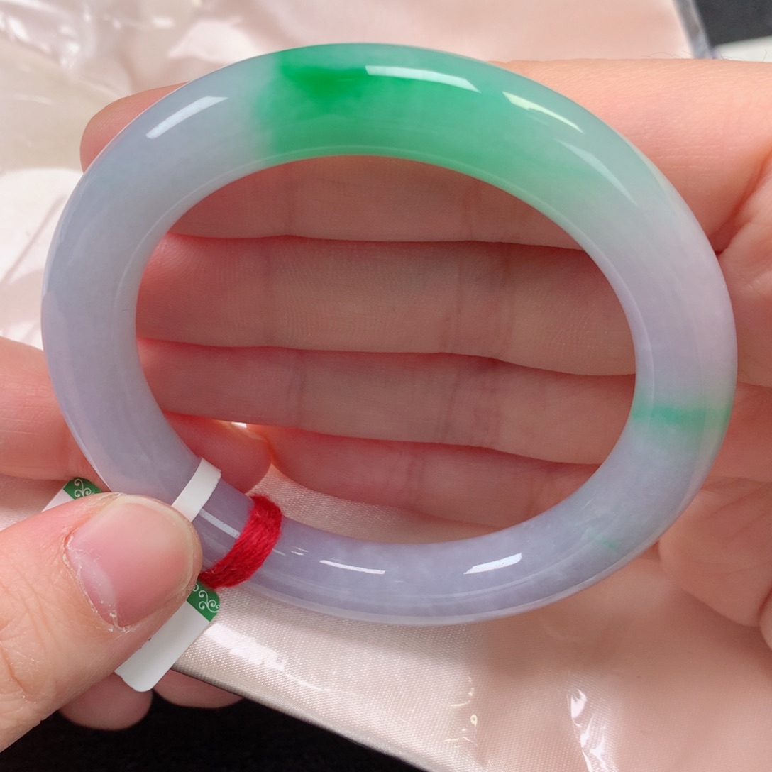 未镶嵌手镯翡翠缅甸天然翡翠手镯54