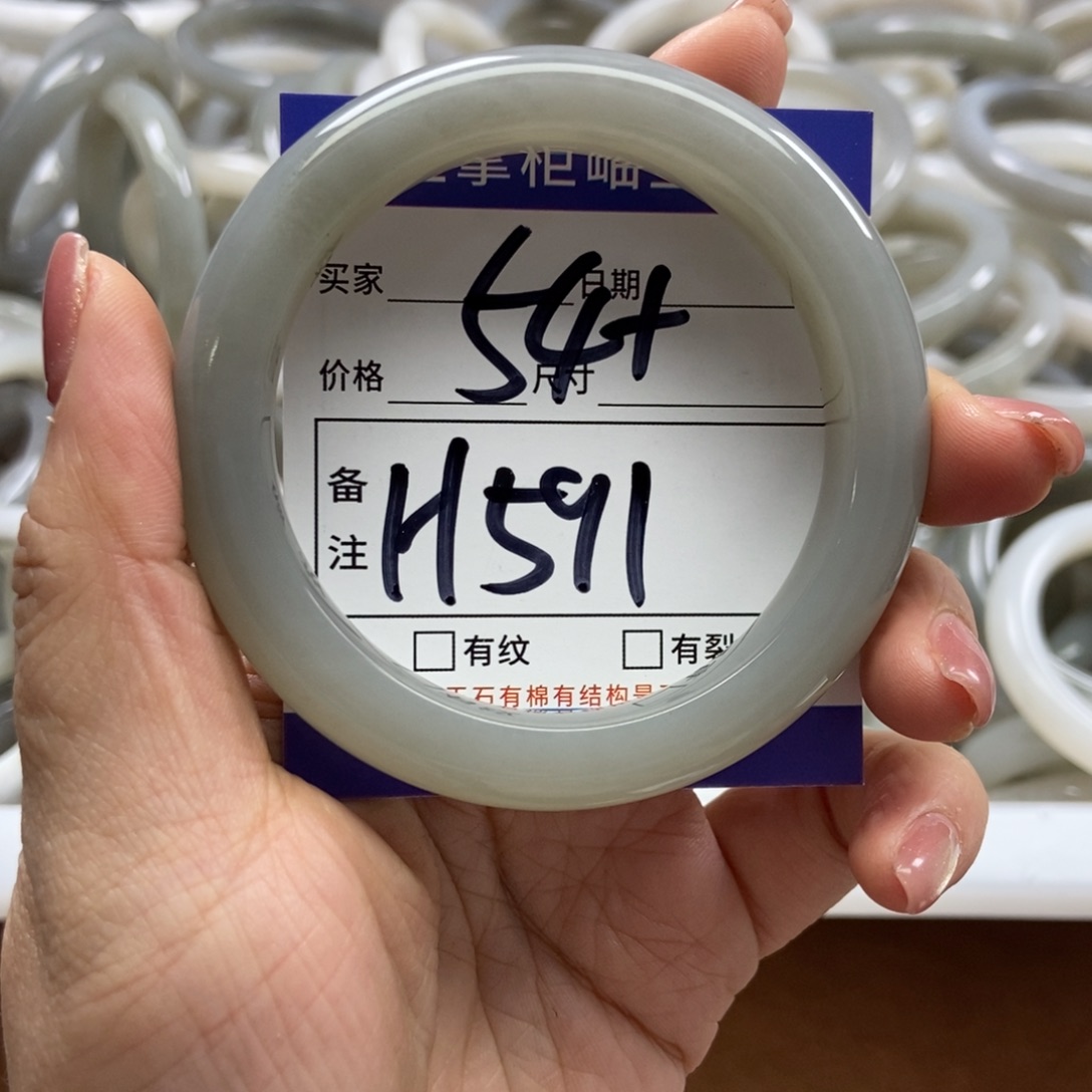 和田玉手镯手镯未镶嵌