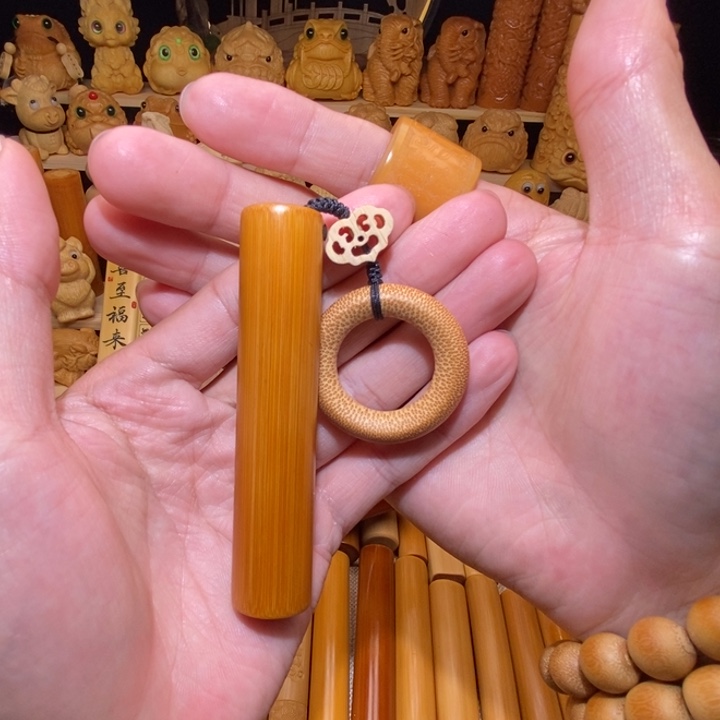 竹红皮天然圆，素竹