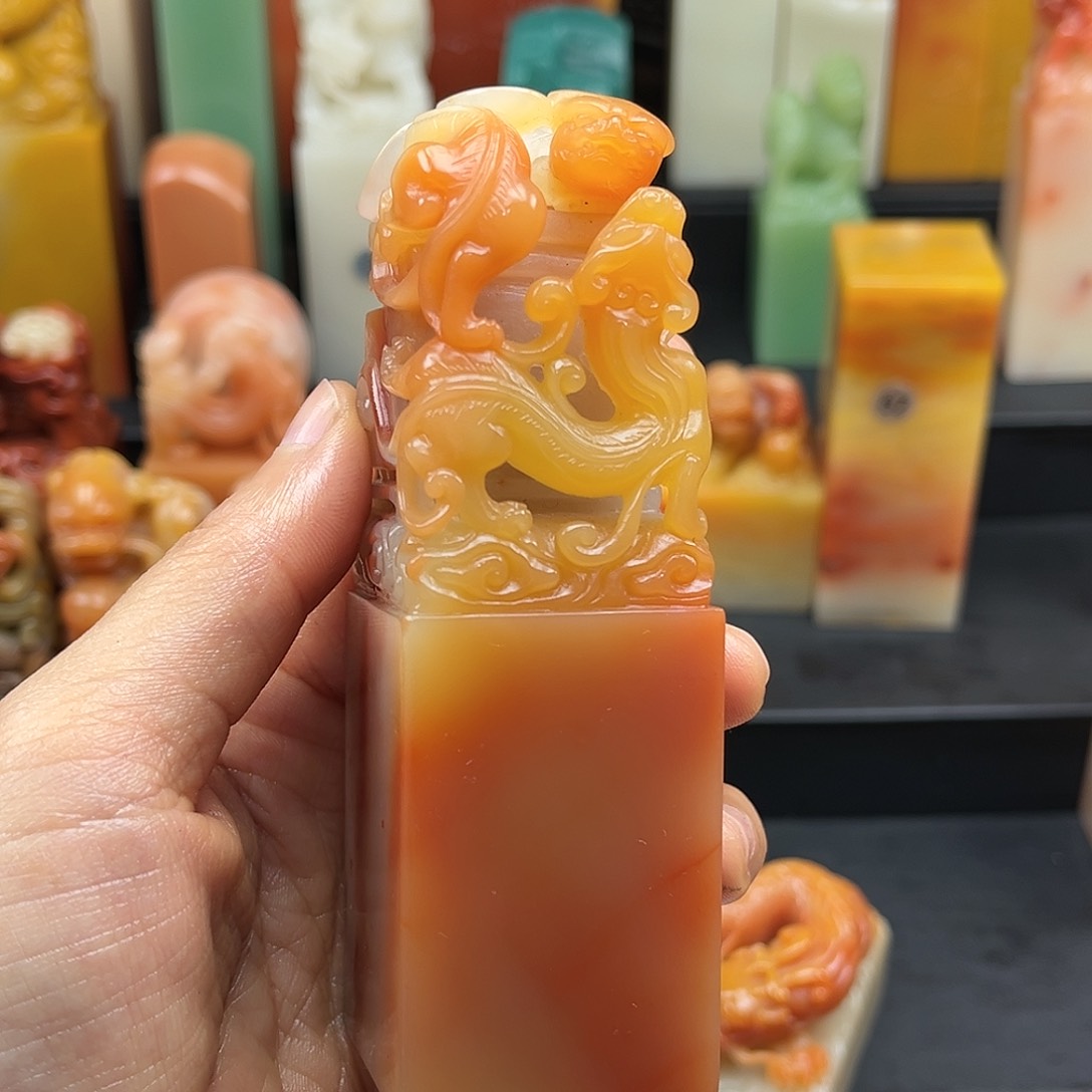 寿山石印石这个我是很看好