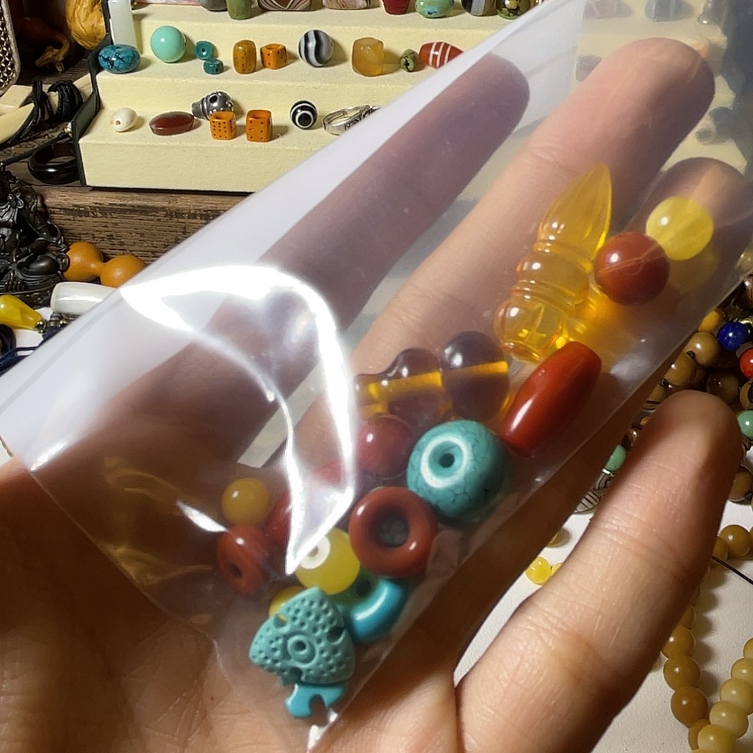 麦***佑吊坠白玉菩提珠子