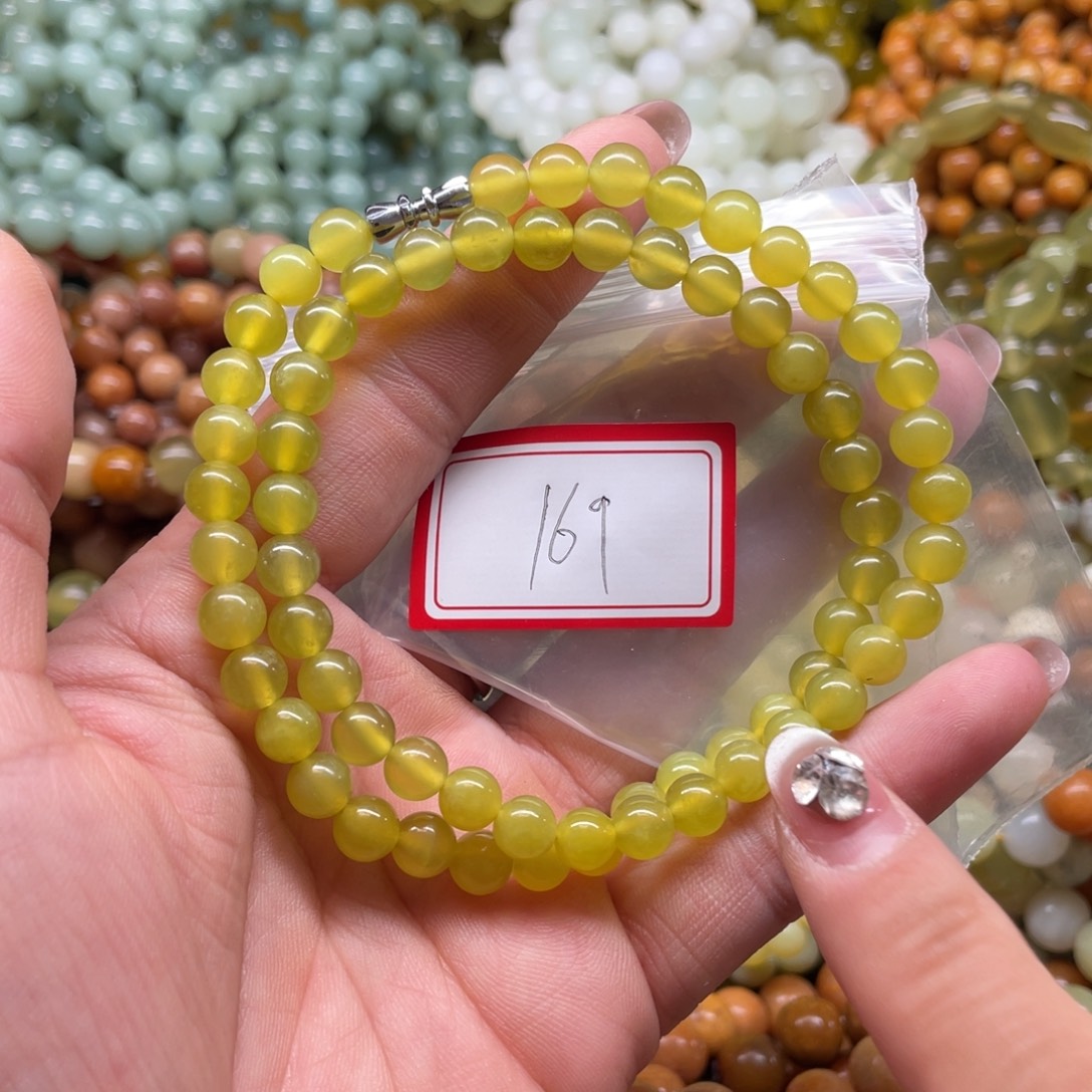 蛇纹石玉未镶嵌手串