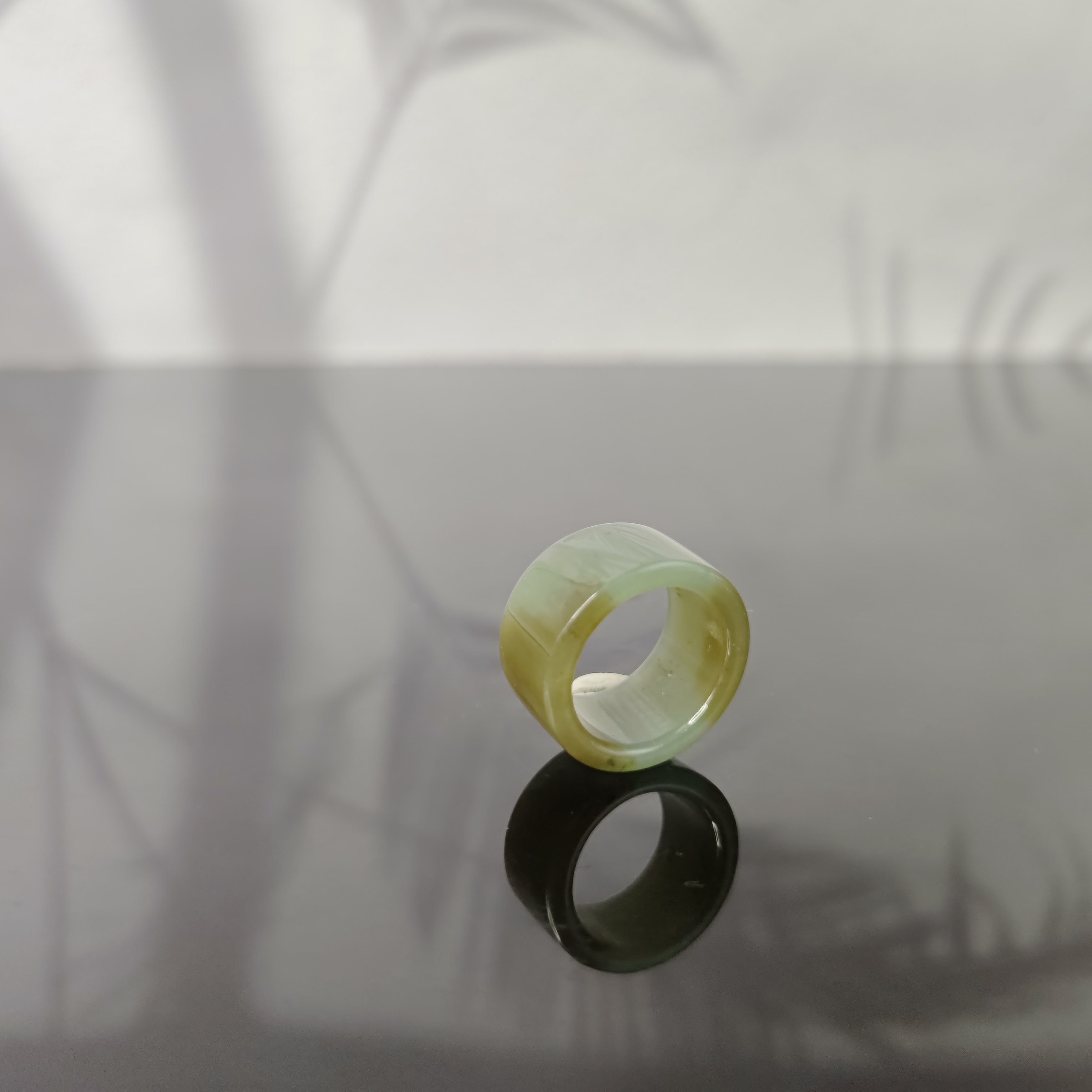 Y和田玉戒圈（17+mm）0460