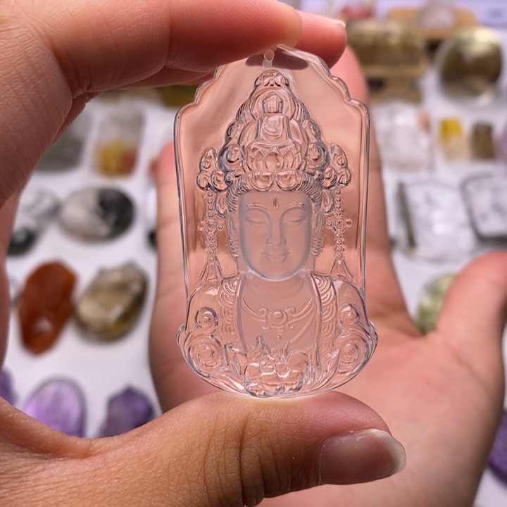 啊***玉颈饰未镶嵌水晶定制