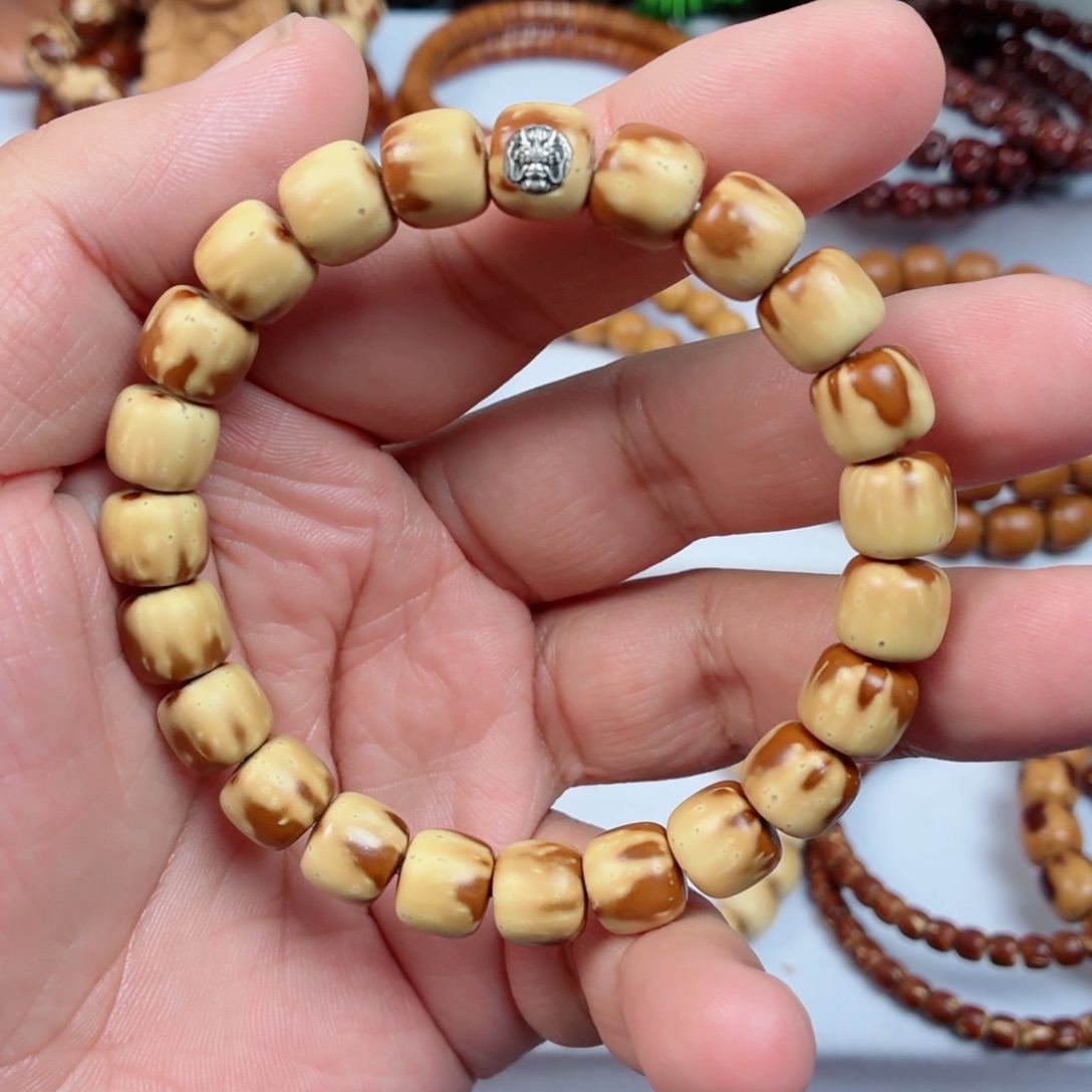 手串紫金鼠实心奶盖老型