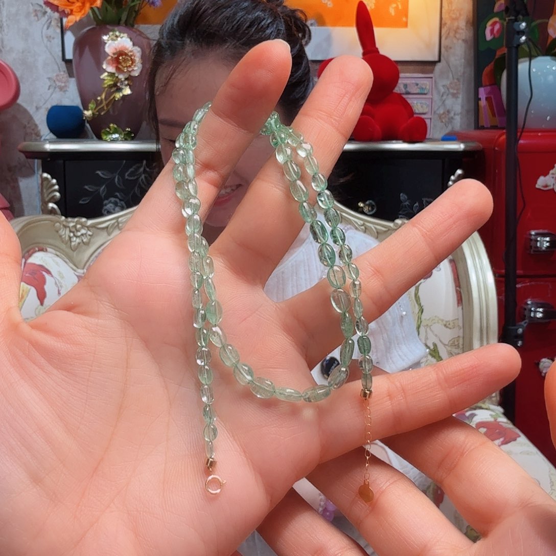 祖母绿项链未镶嵌项链