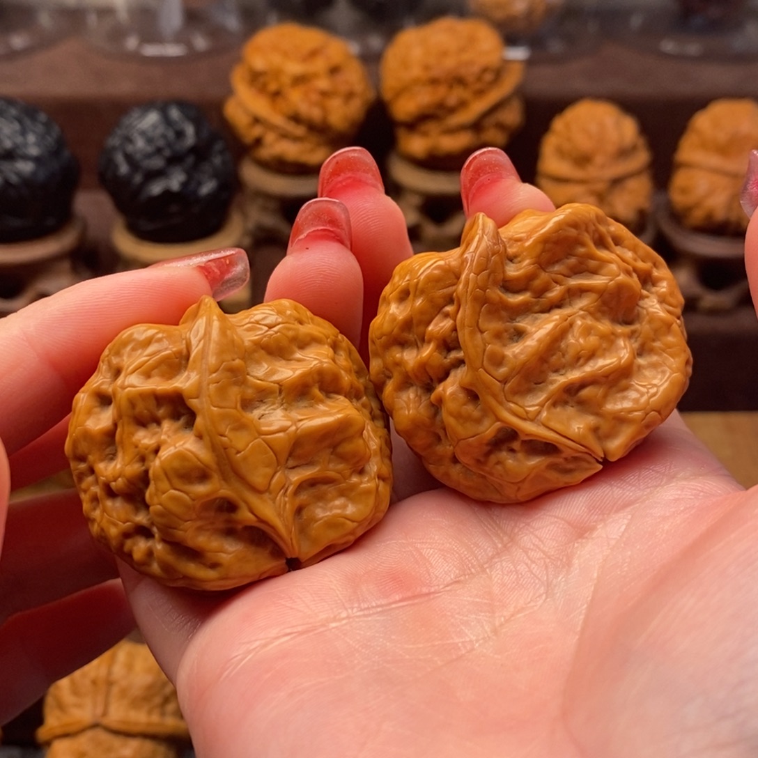 把件文玩核桃41半壁