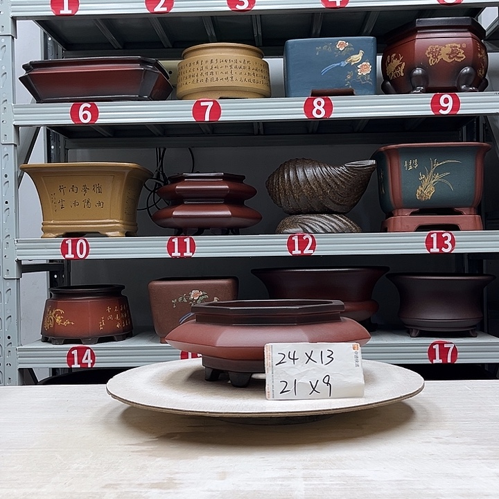 紫砂花盆紫砂花盆