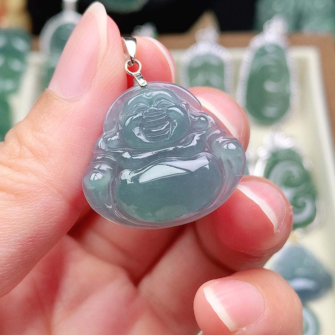 翡翠未镶嵌颈饰吊坠