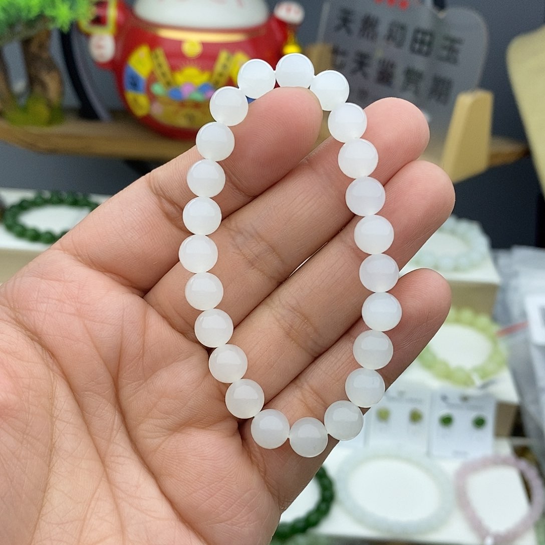 和田玉手链未镶嵌