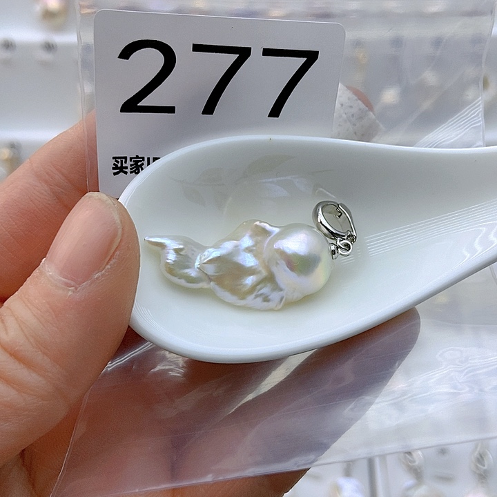 淡水珍珠颈饰银S925镶嵌