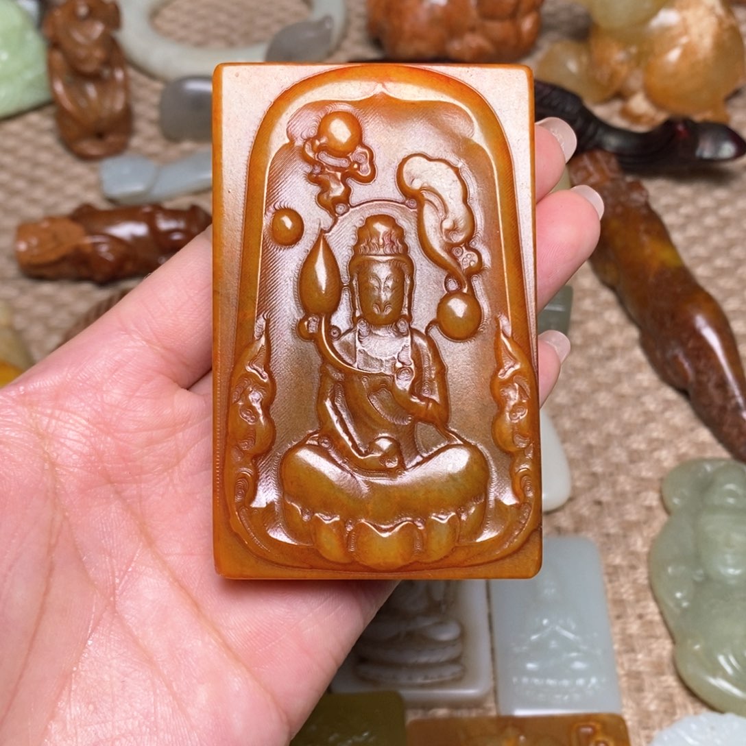 白玉菩提吊坠白玉菩提白玉菩提摆件