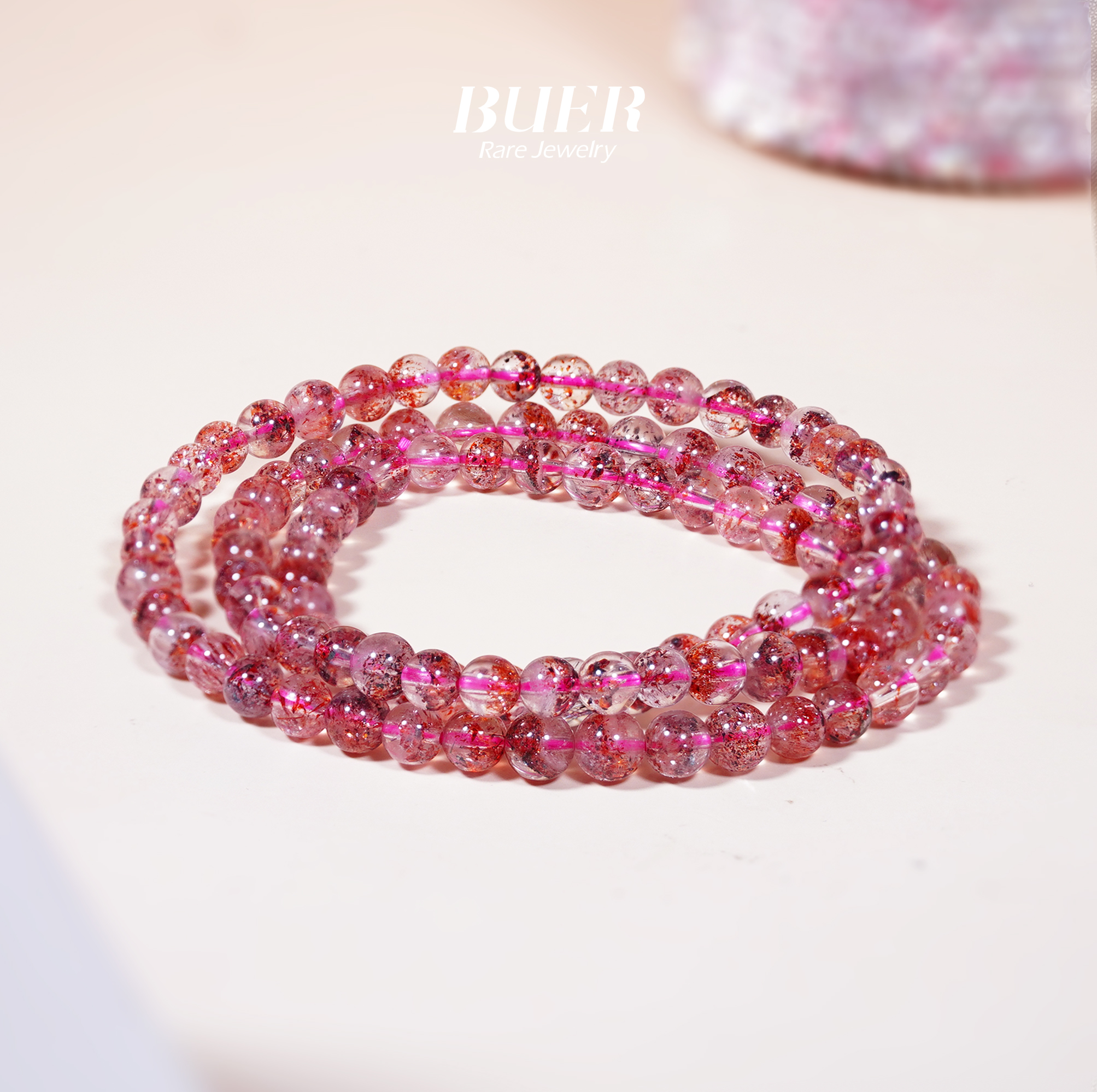 【不二】超七金草莓多圈手串