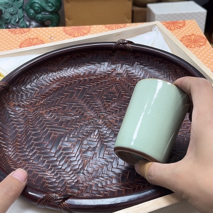 瓷片瓷器摆件工艺品摆件 