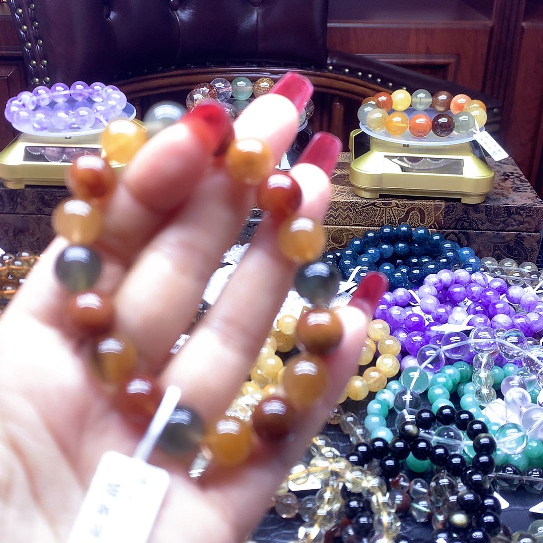 水晶手链未镶嵌玻利维亚紫水晶