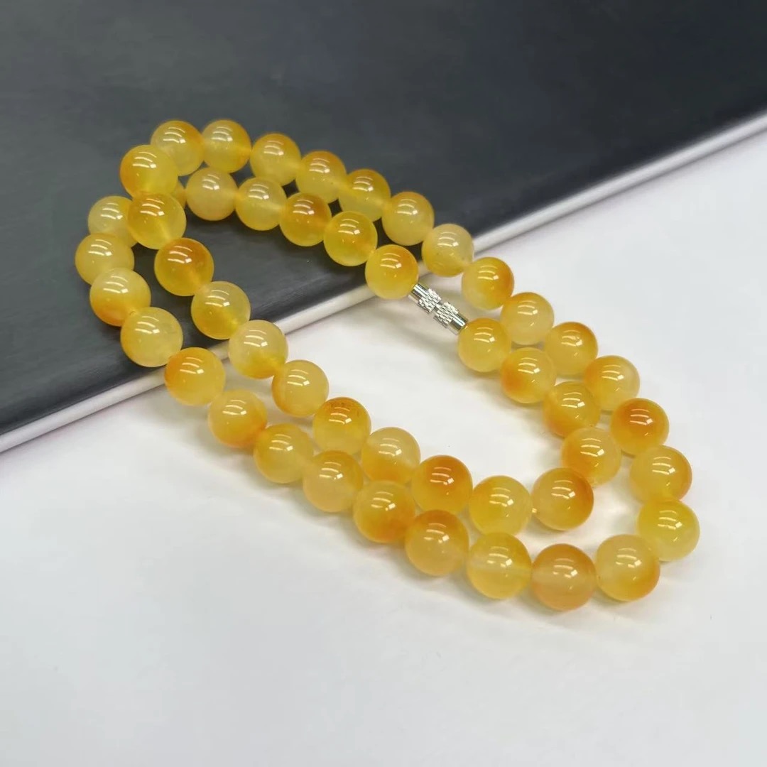  A561黄飘妈妈链10mm手链
