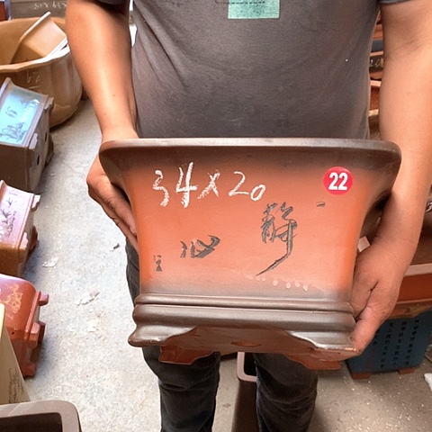 紫砂花盆手工制作