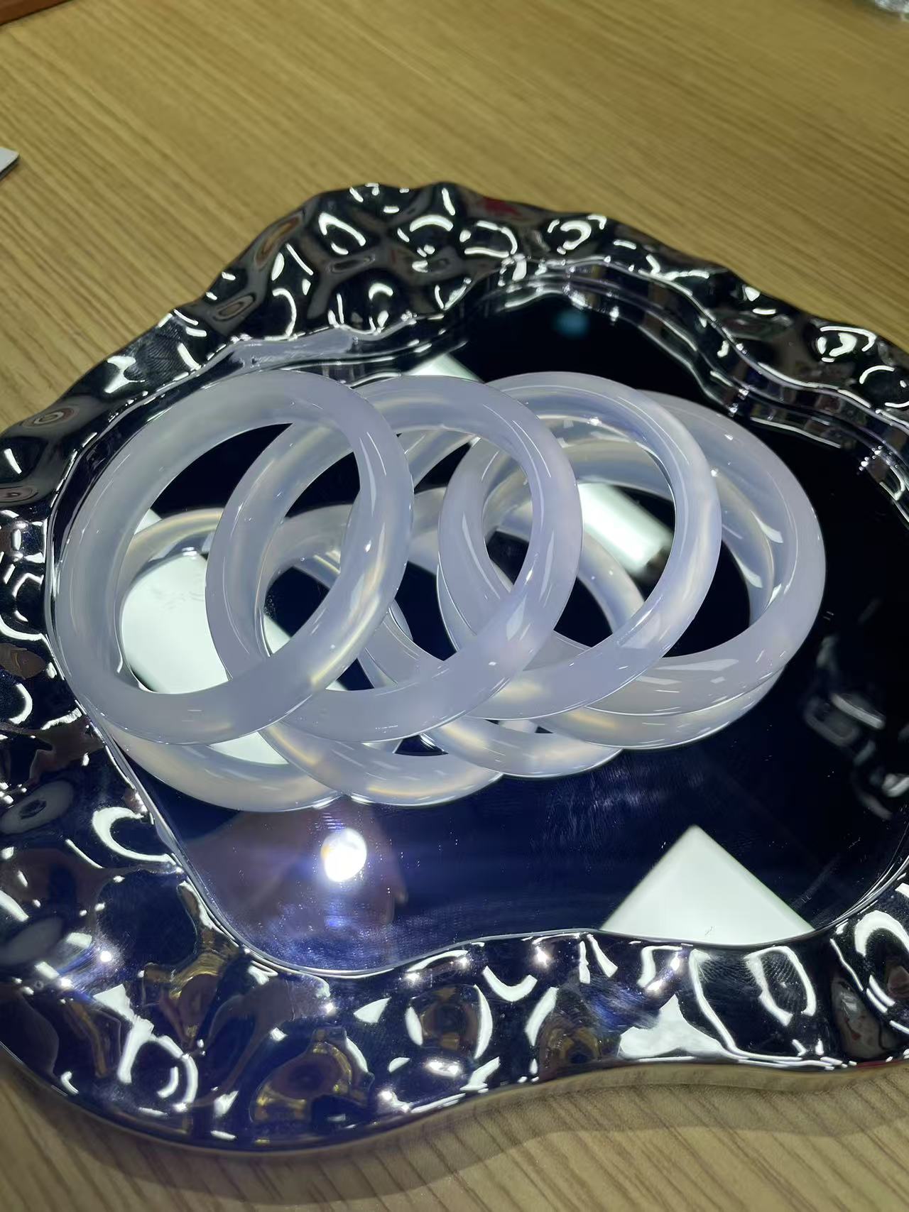 精选白月光玛瑙手镯正装手镯时尚百搭多样性拍一发一