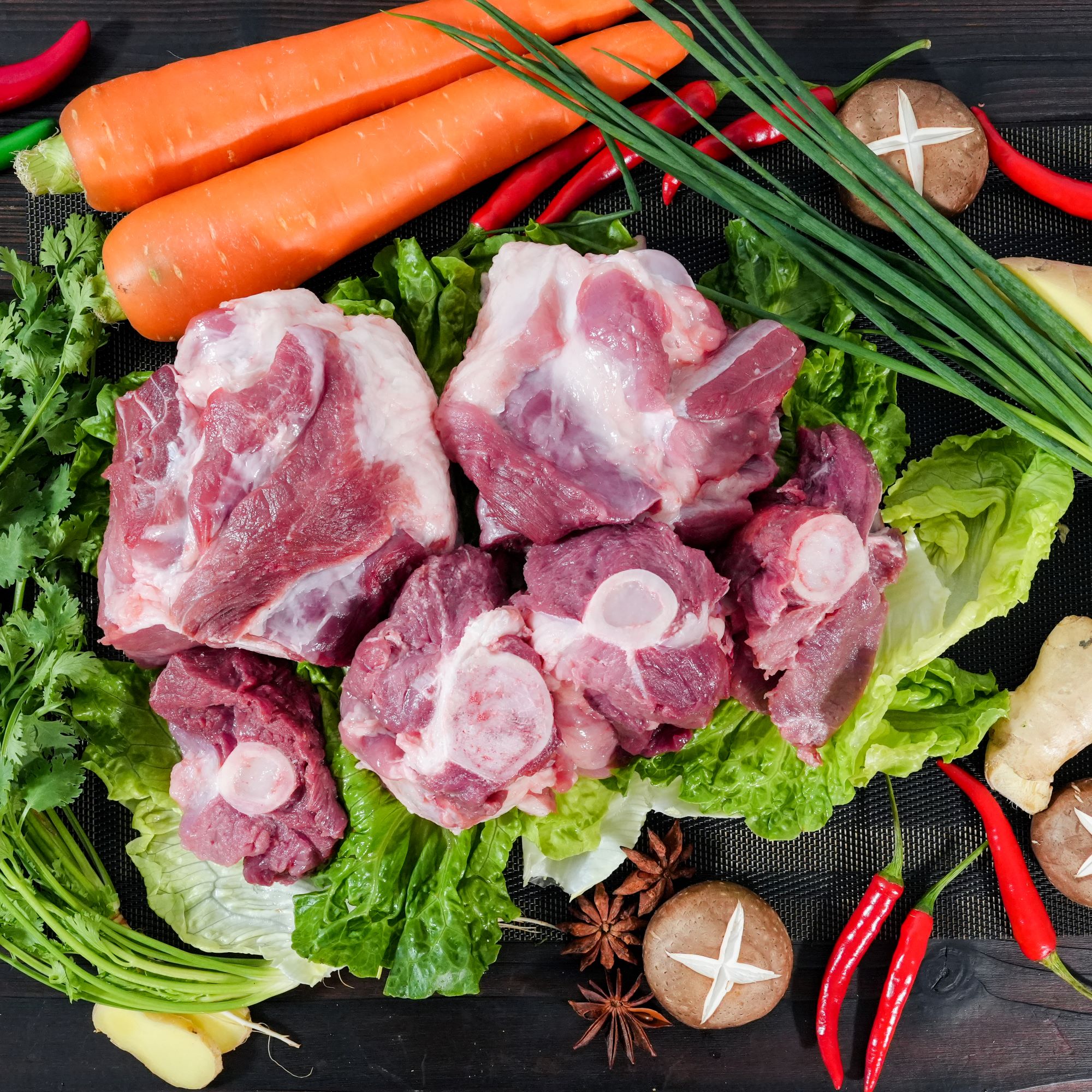 【筒骨】皖南徽州农家土黑猪大骨头棒骨筒骨生鲜（一分为二）新鲜