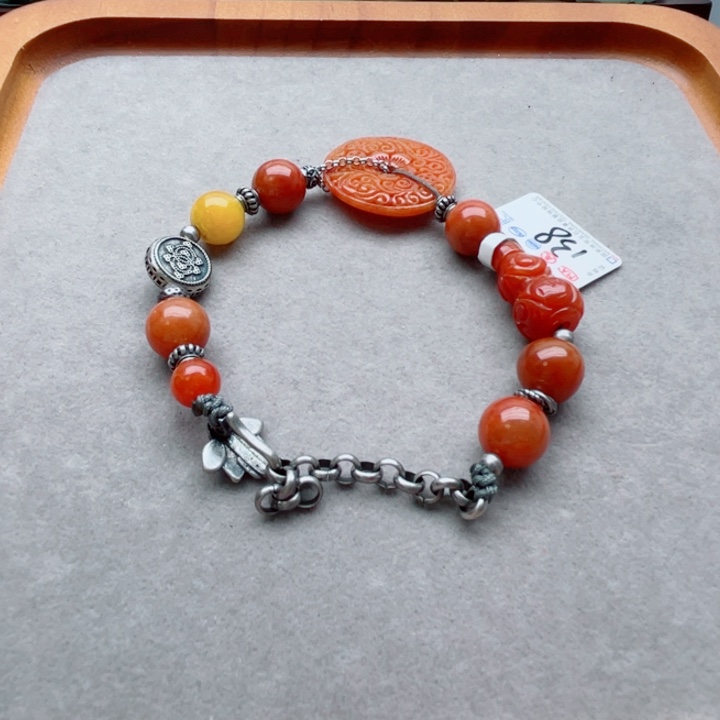 翡翠散珠手链0008