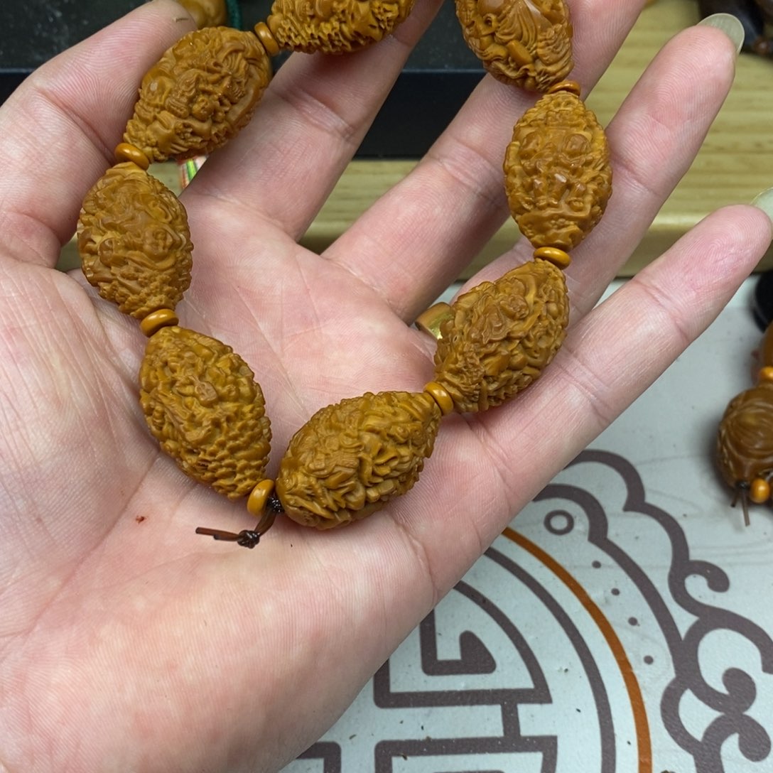 橄榄核手串/手链橄榄核雕刻强