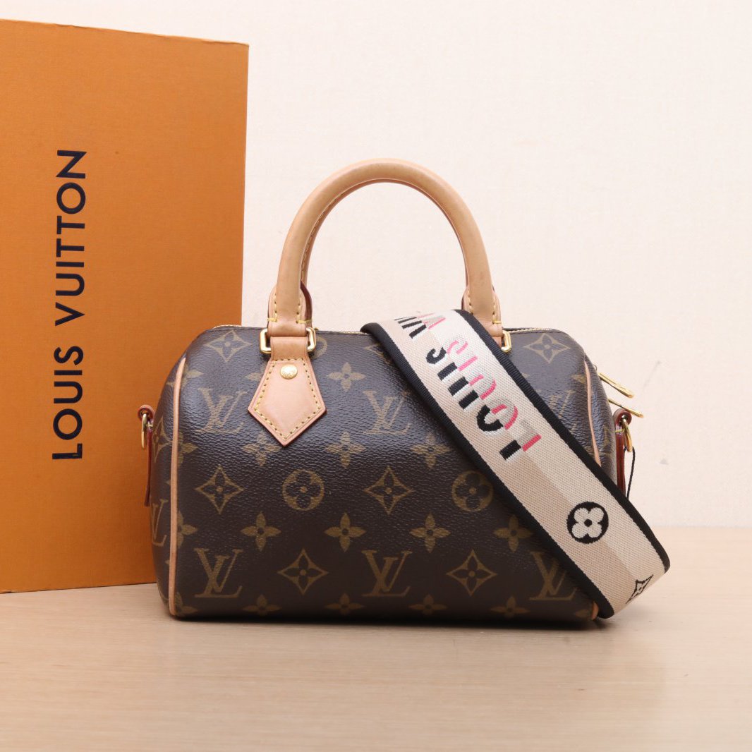 95新 LouisVuitton/路易威登 【娇】Speedy 20 PVC 芯片 767120