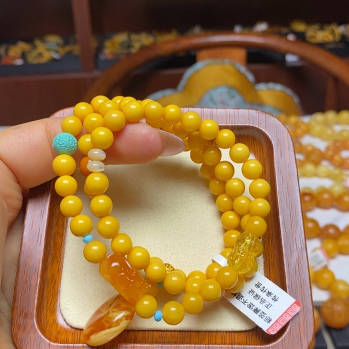 【闪购商品】蜜蜡手链未镶嵌手串