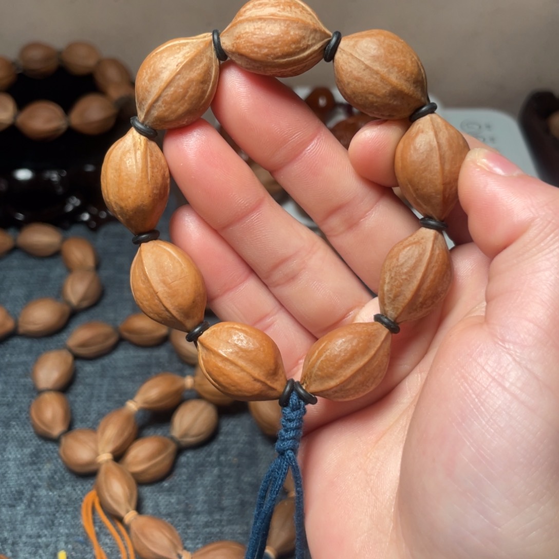 橄榄核手串/手链1625梅林铁三花精挑手串