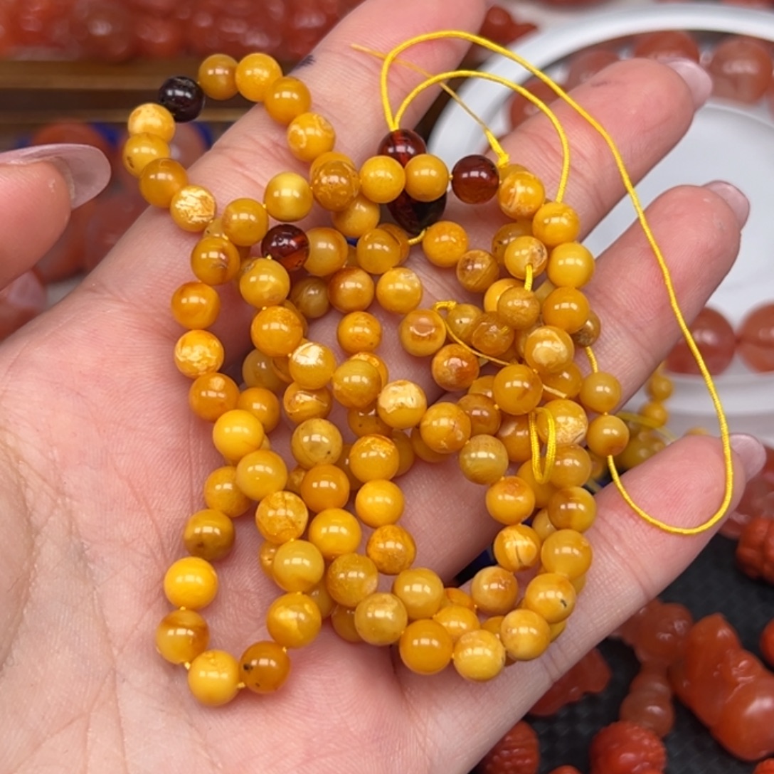 琥珀未镶嵌吊坠(不含链)