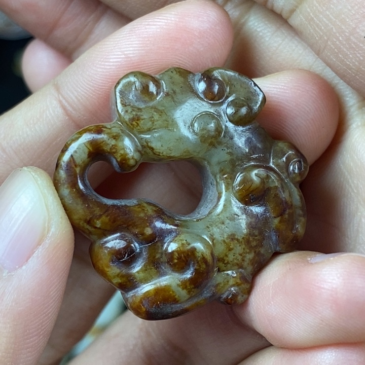 未镶嵌和田玉挂件末*