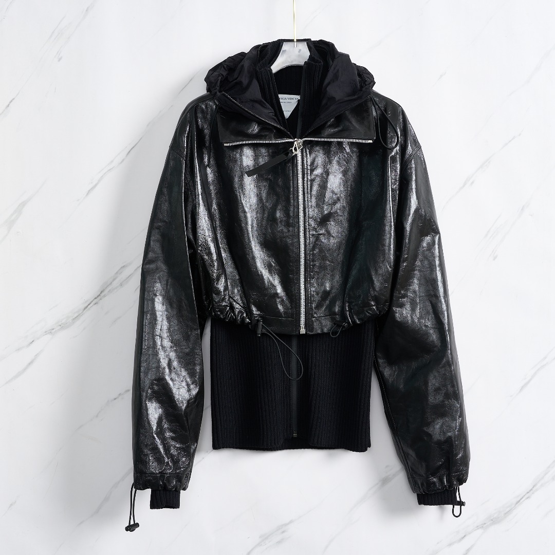 全新未使用 BOTTEGA VENETA/葆蝶家 【瑞池女装】拼接夹克BVGU00490