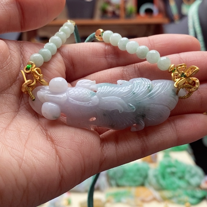 翡翠颈饰未镶嵌翡翠吊坠