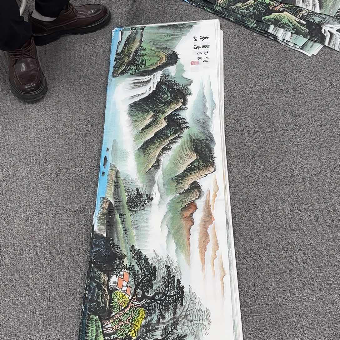 国画国画作品多次入选国内外