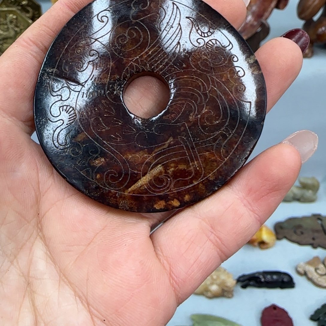 未镶嵌和田玉（糖玉）挂件一***@