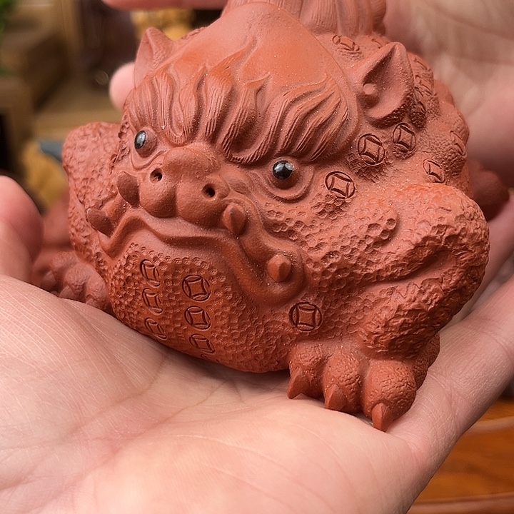 紫砂茶宠紫砂金蟾