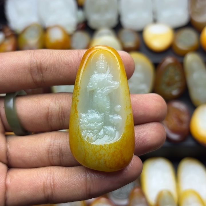 和田玉未镶嵌颈饰用****5