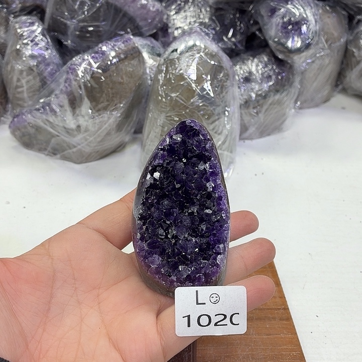 未镶嵌摆件水晶天然紫水晶