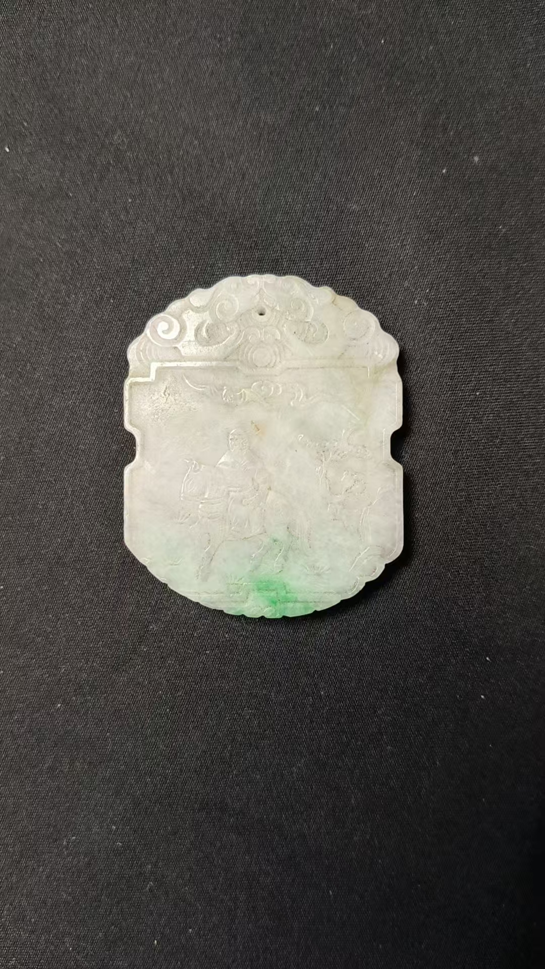 翡翠圆牌吊件挂件